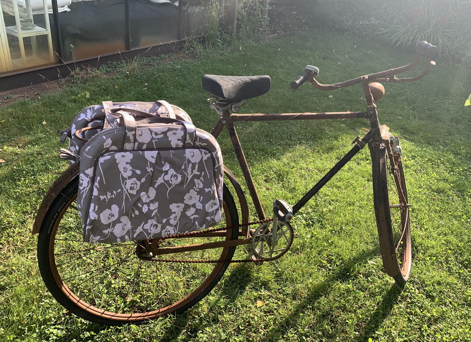 2x Gepäckträgertasche Basil Elegance-Carry Doppelpack Fahrradtasche 35x15x40cm