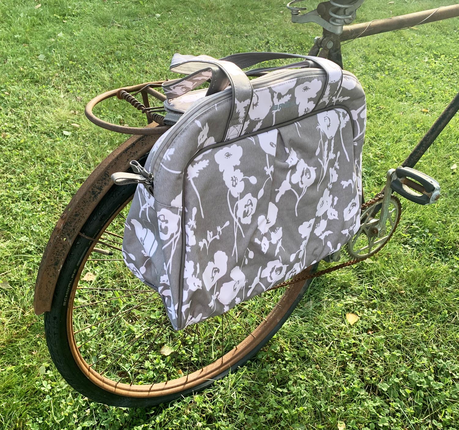 Gepäckträgertasche Basil Elegance-Carry All Fahrradtasche 17Ltr Schultertasche 42x16x33cm