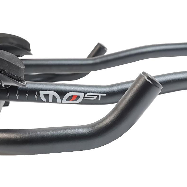 Fahrradlenker Most Crono Aero mit Lenkeraufsatz Triathlon Tri Bar Aufsatz Alu