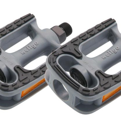 VDP 1 Paar Wellgo Trekking City MTB BMX Pedale Fahrradpedale rutschfest Pedale Fahrrad (LU214 - Trekking/MTB)