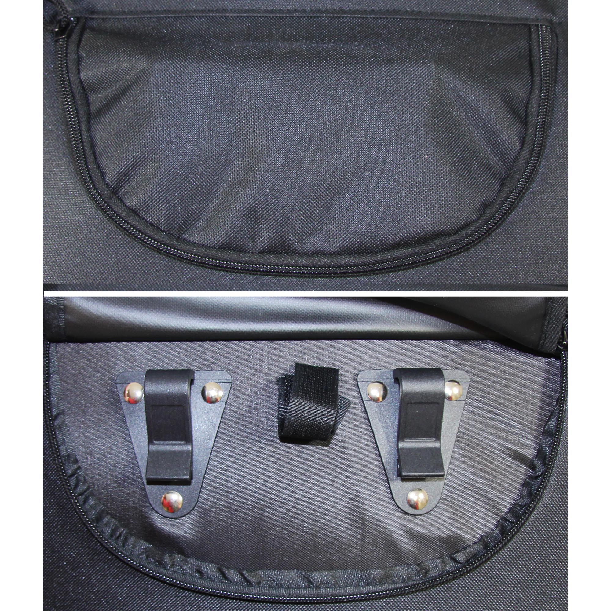 Red Loon Gepäckträgertasche Hecktasche Schultertasche Umhängetasche schwarz