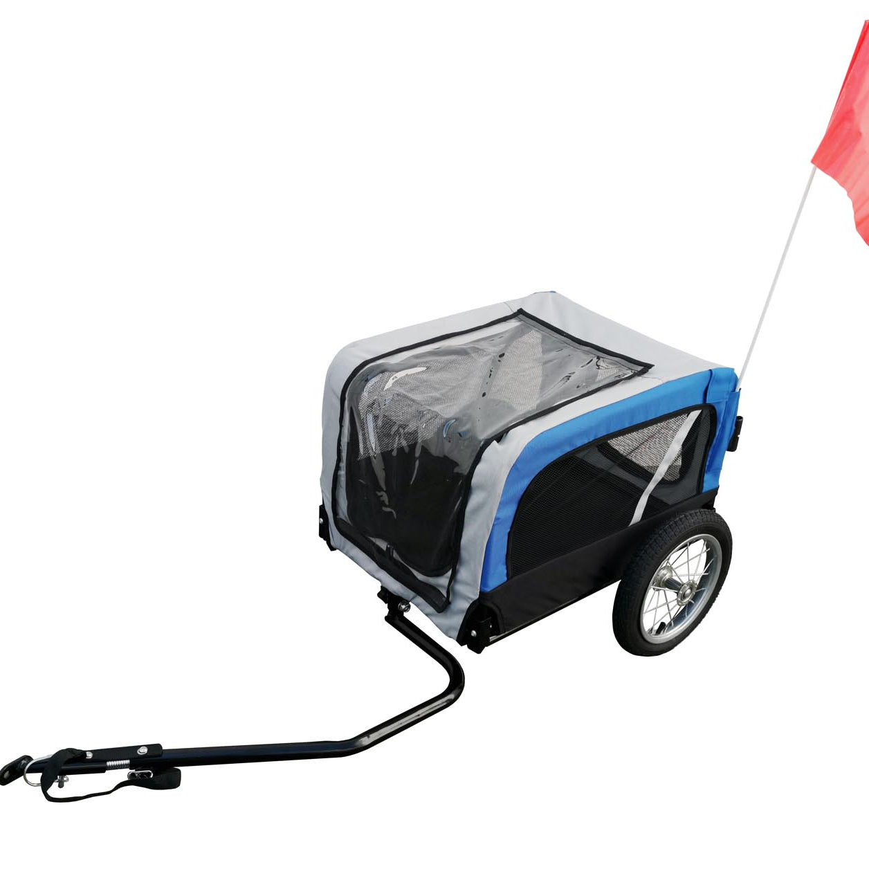 Fahrradanhänger 2 in 1 Anhänger Jogger Hundeanhänger Hunde Transport Red Loon