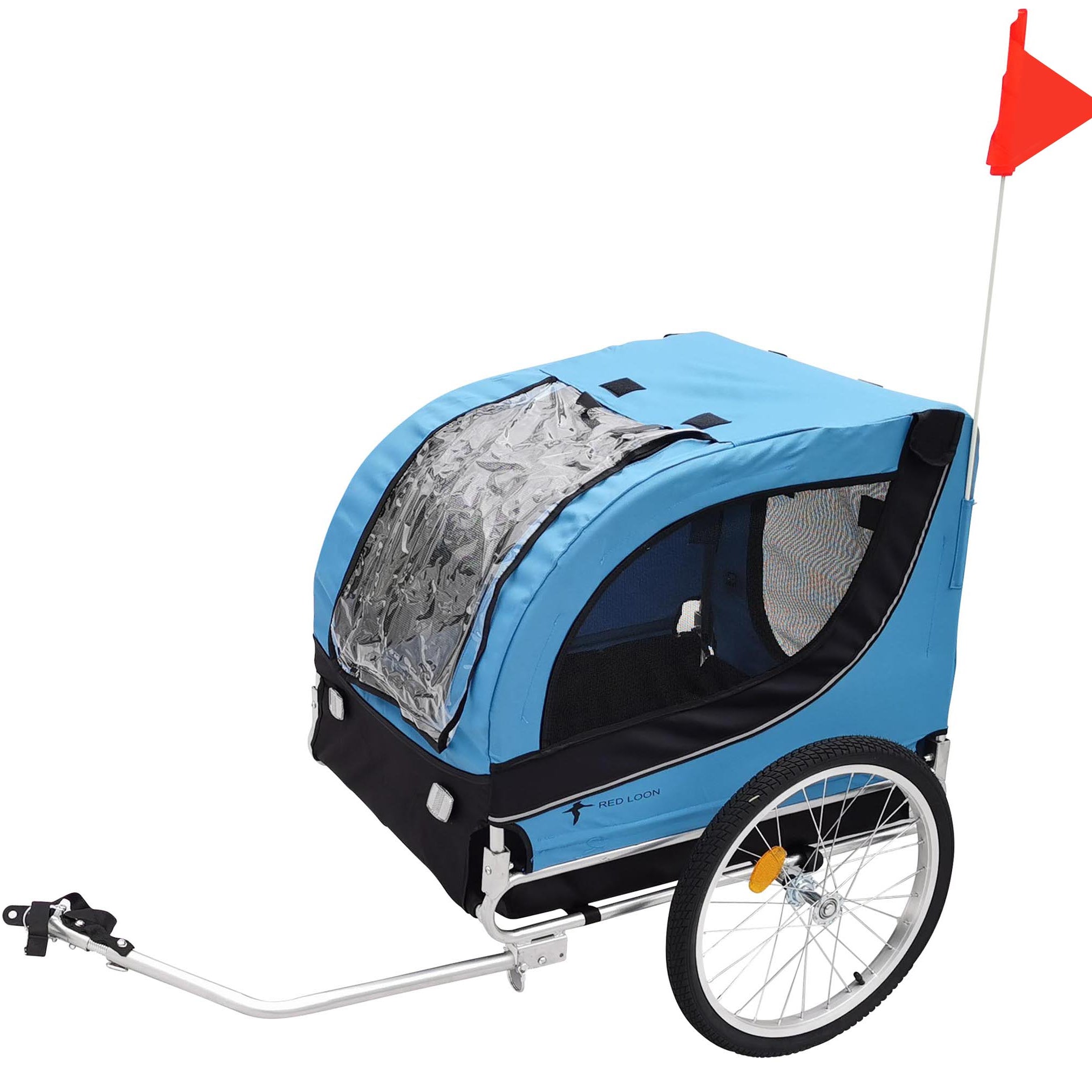 Hundeanhänger Red Loon Hunde Anhänger Transporter Fahrradanhänger bis 40kg