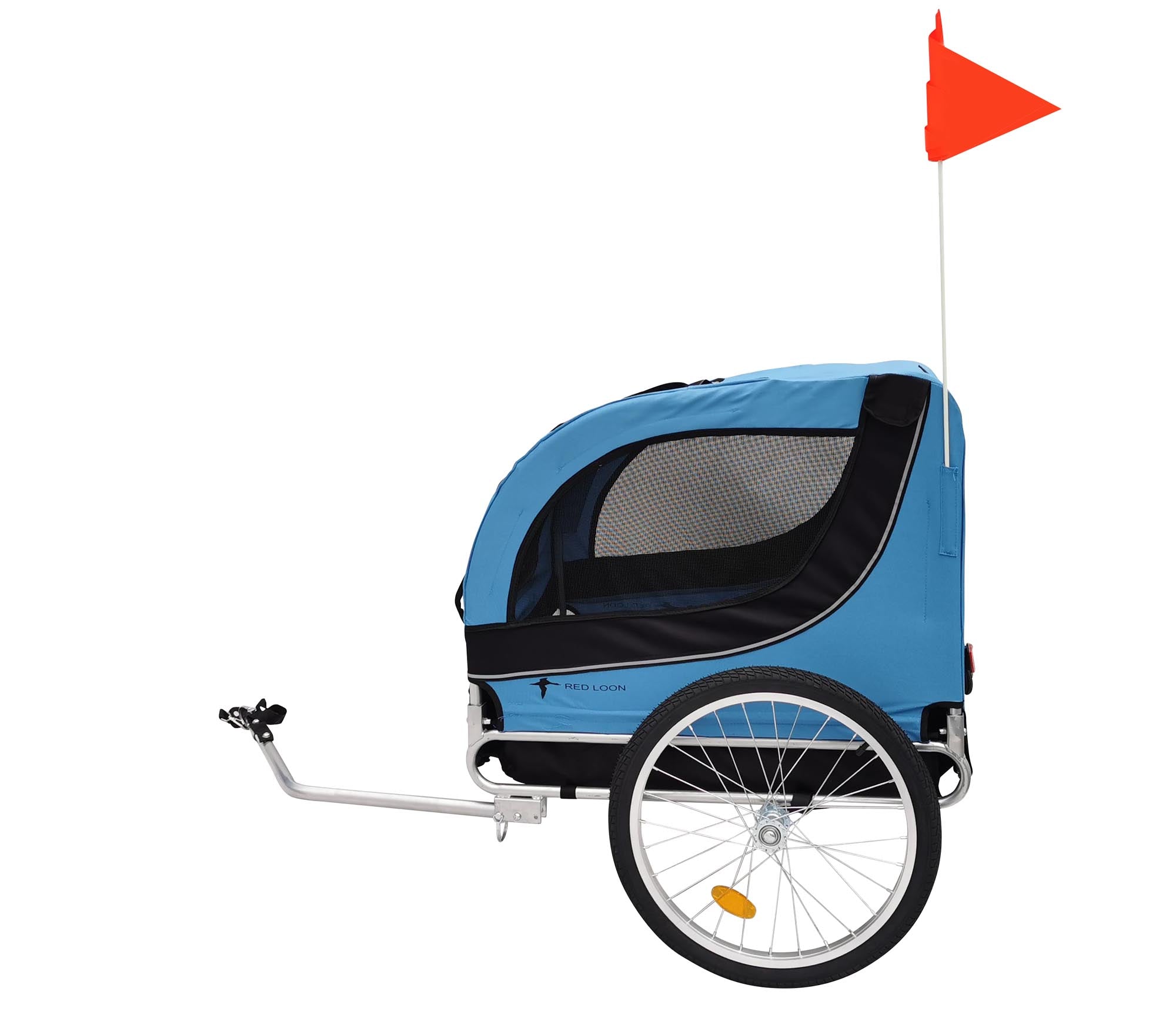 Hundeanhänger Red Loon Hunde Anhänger Transporter Fahrradanhänger bis 40kg