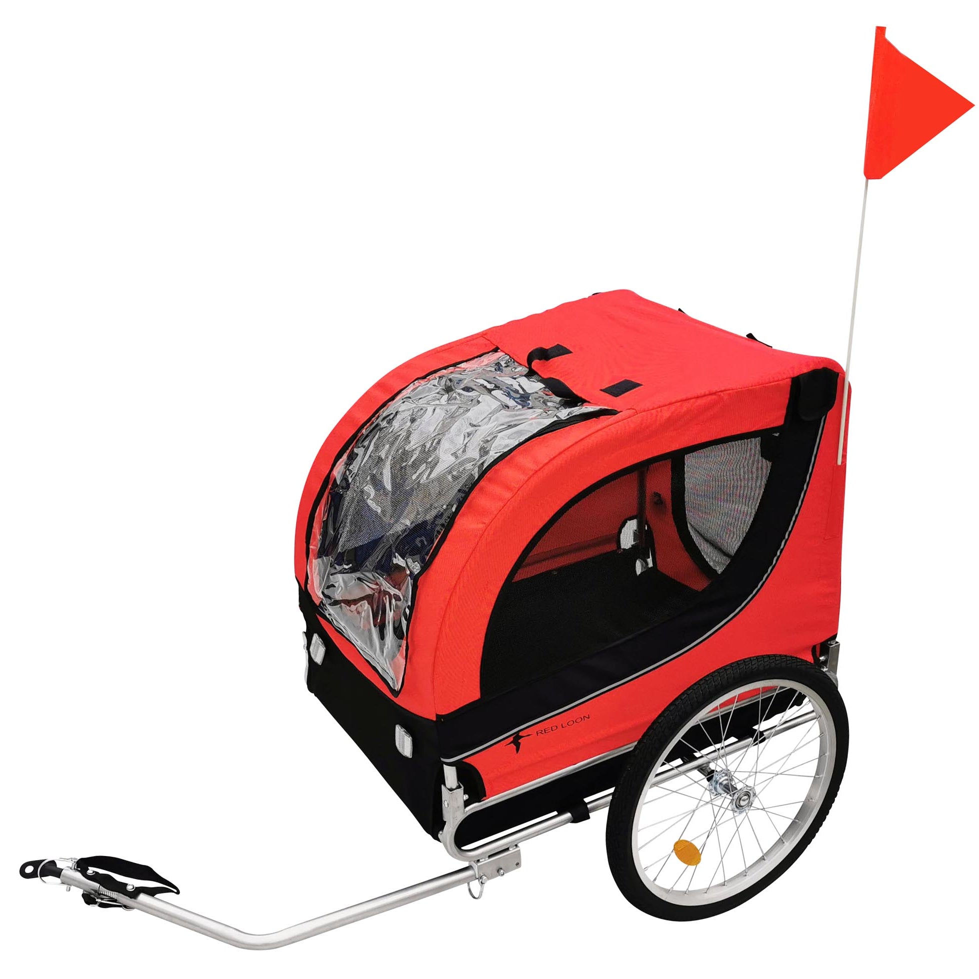 Hundeanhänger Red Loon Hunde Anhänger Transporter Fahrradanhänger bis 40kg