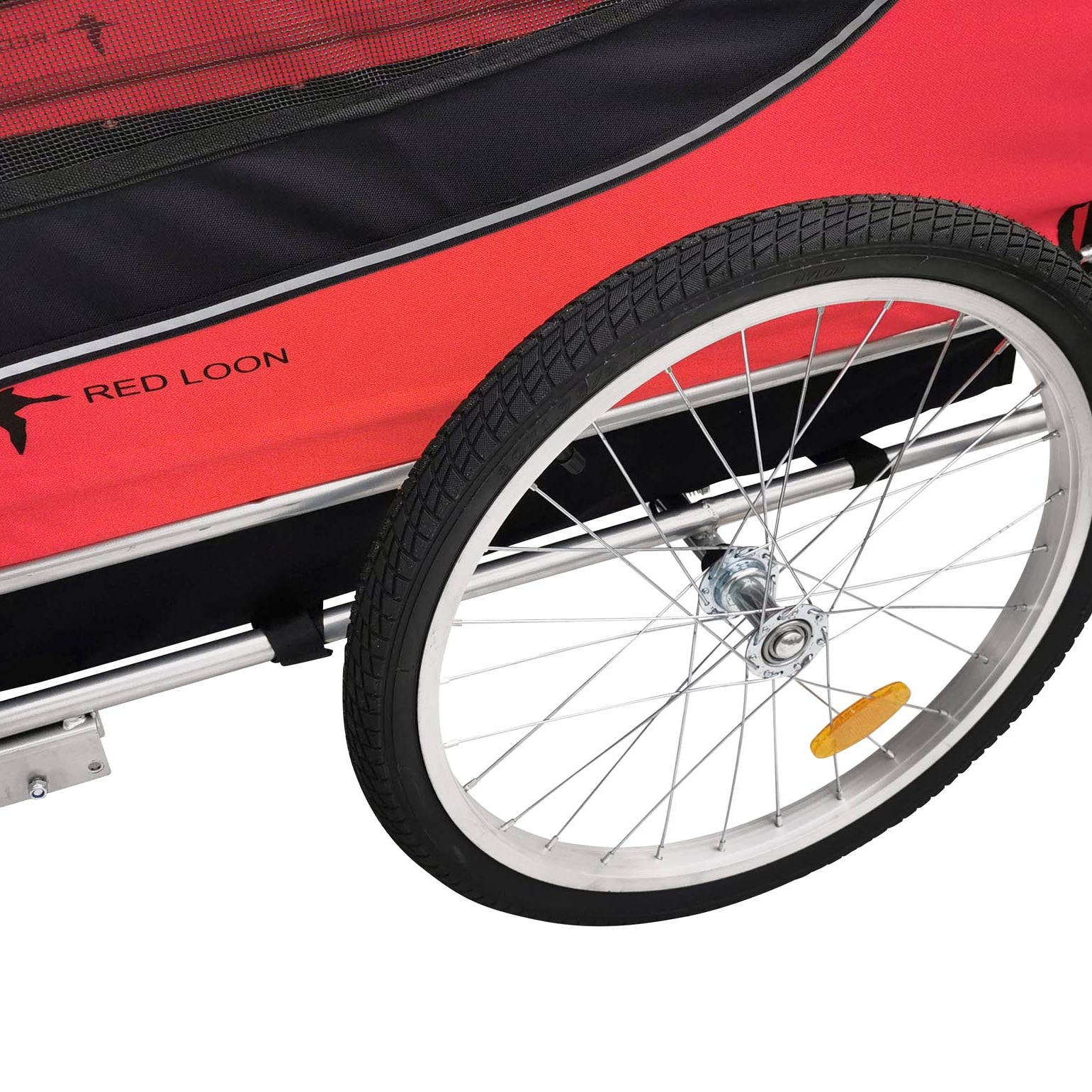 Hundeanhänger Red Loon Hunde Anhänger Transporter Fahrradanhänger bis 40kg