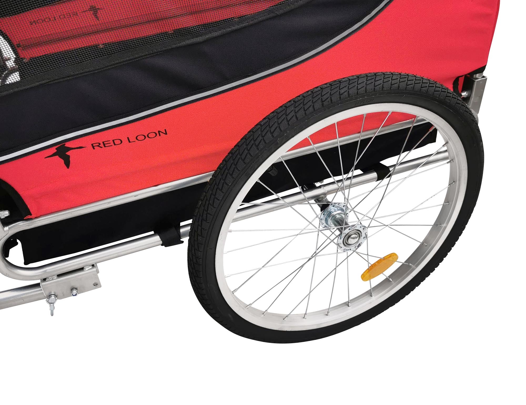 Hundeanhänger Red Loon Hunde Anhänger Transporter Fahrradanhänger bis 40kg