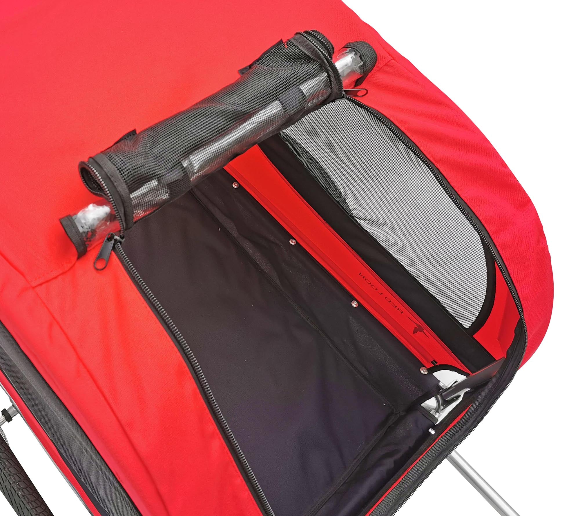 Hundeanhänger Red Loon Hunde Anhänger Transporter Fahrradanhänger bis 40kg