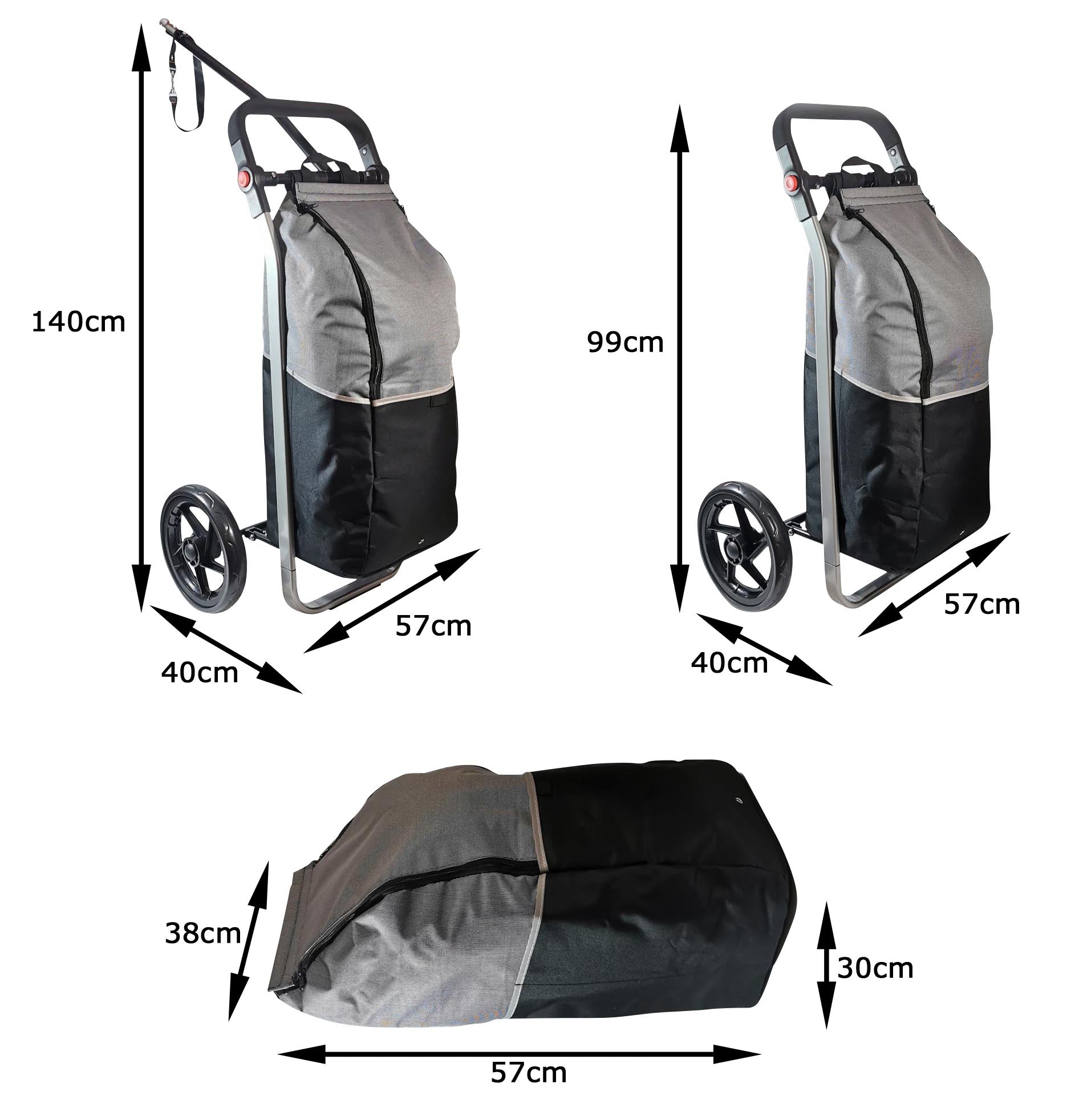 fahrradanhänger koffer Fahrradanhänger Red Loon Lastenanhänger Trolley EinkaufstascheTragkraf – Redloonbike24 by vonderpalette