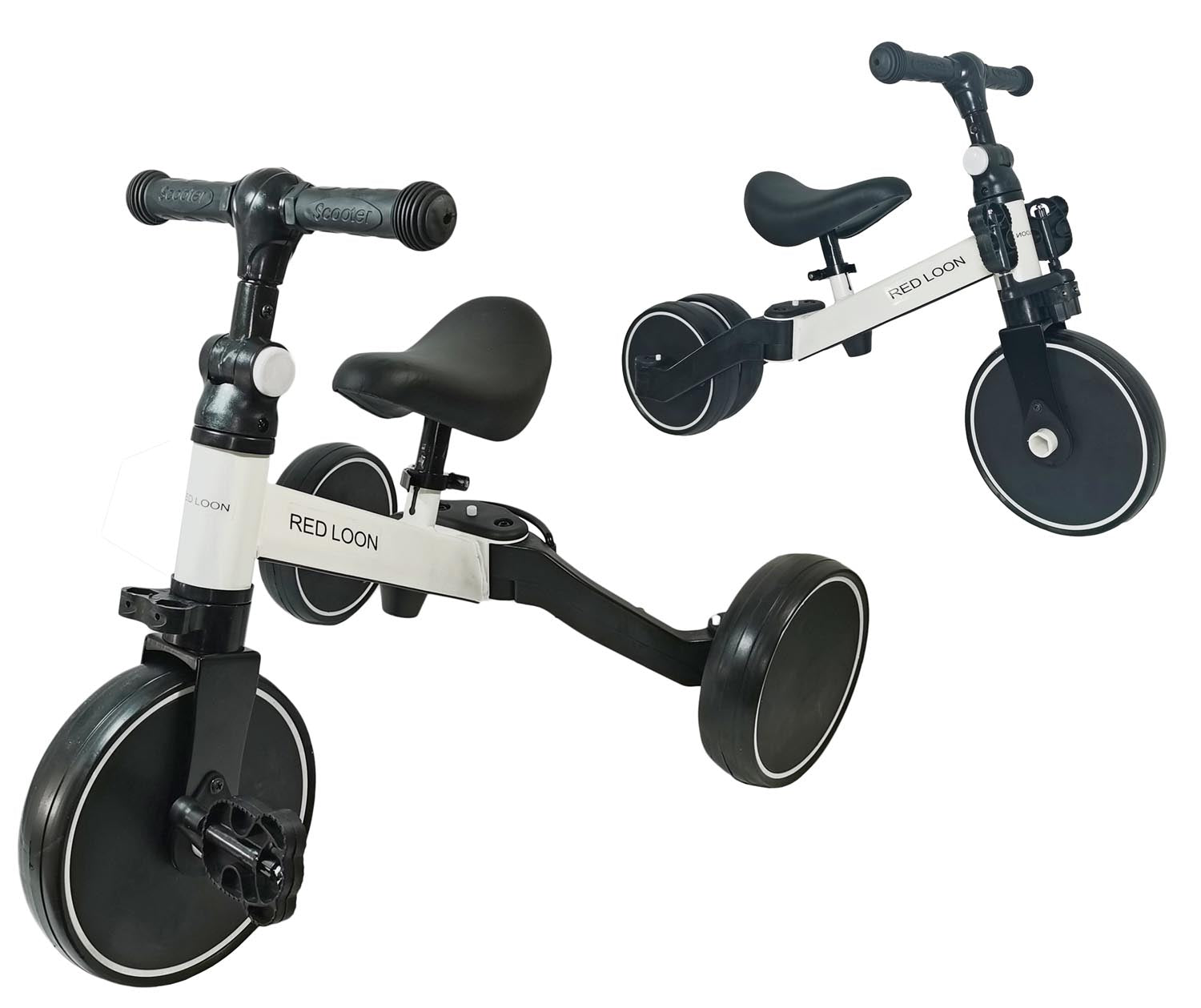 Red Loon 5in1 Kinder Lauflernrad Laufrad Dreirad Lauffahrrad Lauflernhilfe