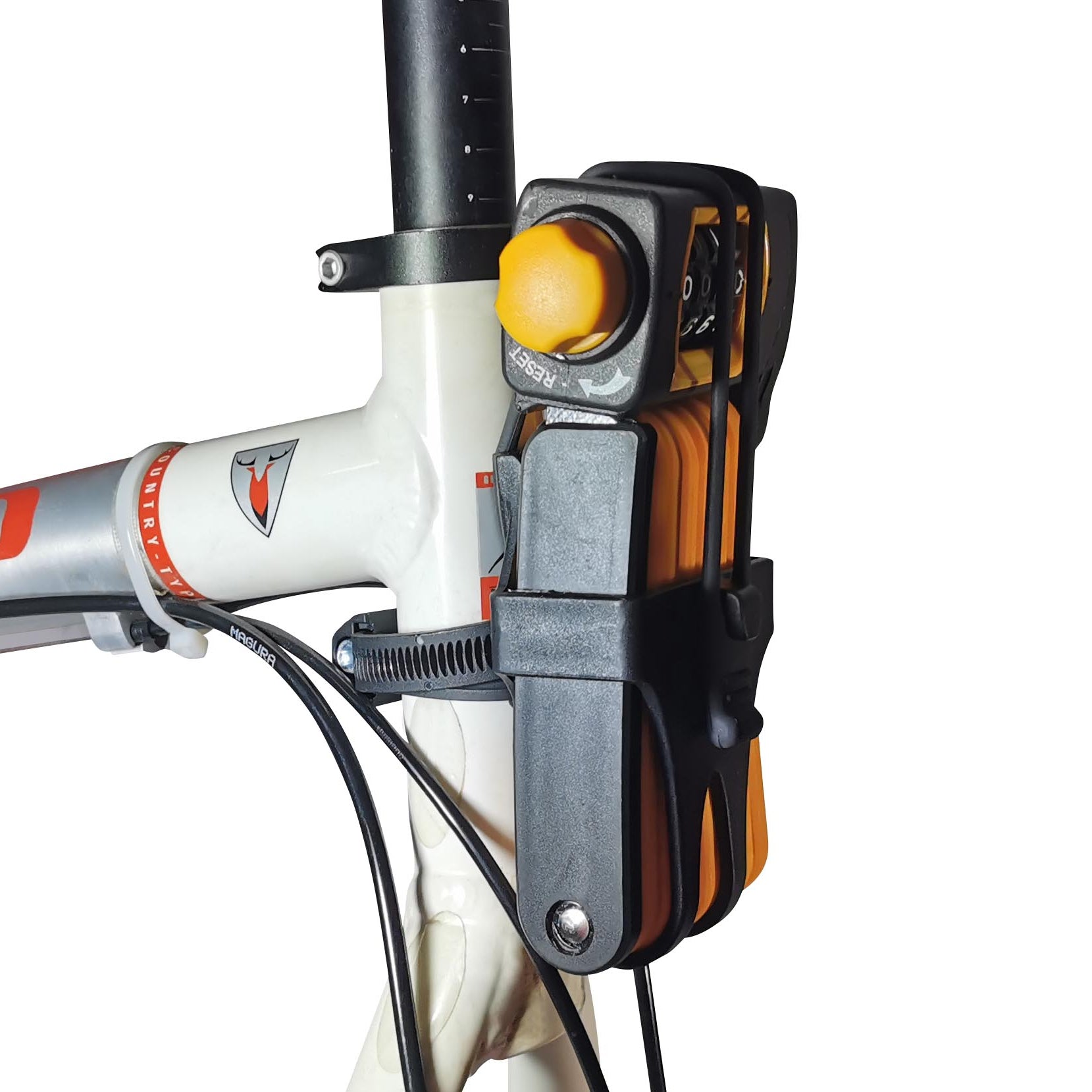 Fahrradschloss Red Loon Faltschloss Zahlenschloss mit Halterung 860mm