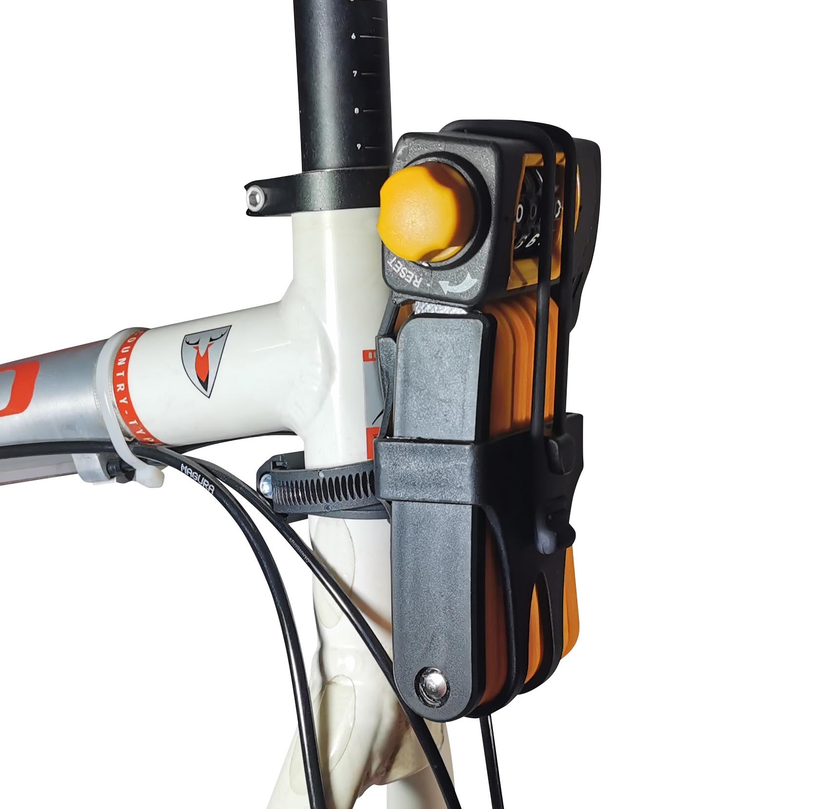 Fahrradschloss Red Loon Faltschloss Zahlenschloss mit Halterung 860mm