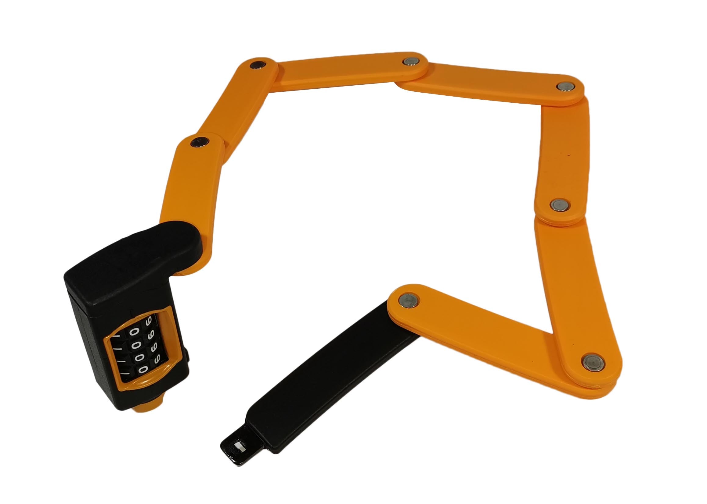 Fahrradschloss Red Loon Faltschloss Zahlenschloss mit Halterung 860mm