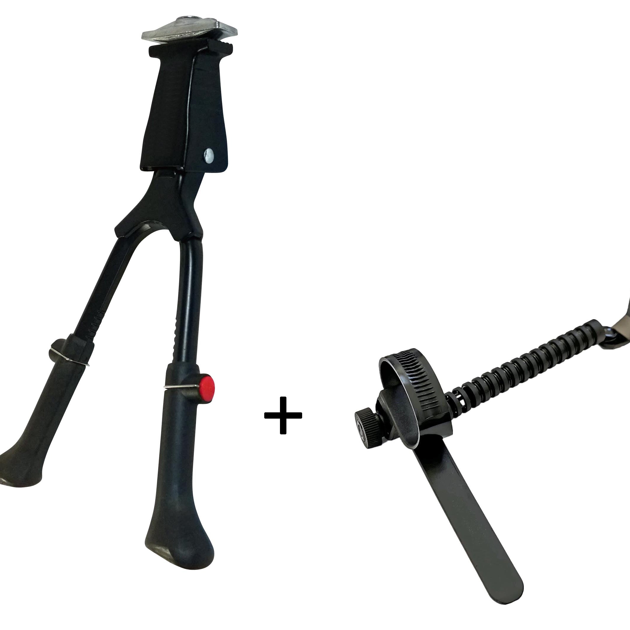 Red Loon Zweibeinständer 26 27 28 Zoll Fahrradständer Doppelständer + Lenkungsdämpfer Ø28,6-31,8mm