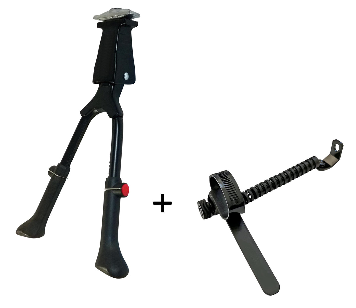 Red Loon Zweibeinständer 26 27 28 Zoll Fahrradständer Doppelständer + Lenkungsdämpfer Ø28,6-31,8mm