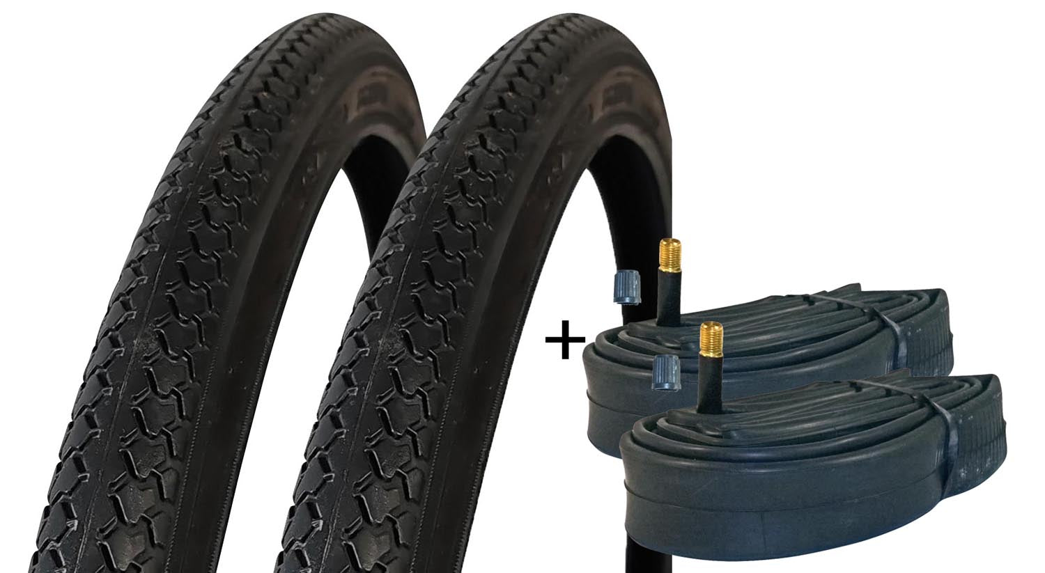 Fahrradreifen Kenda K184 Cosmos 26 Zoll 26x1 3/8 (37-590) Drahtreifen Fahrradmantel + Schlauch
