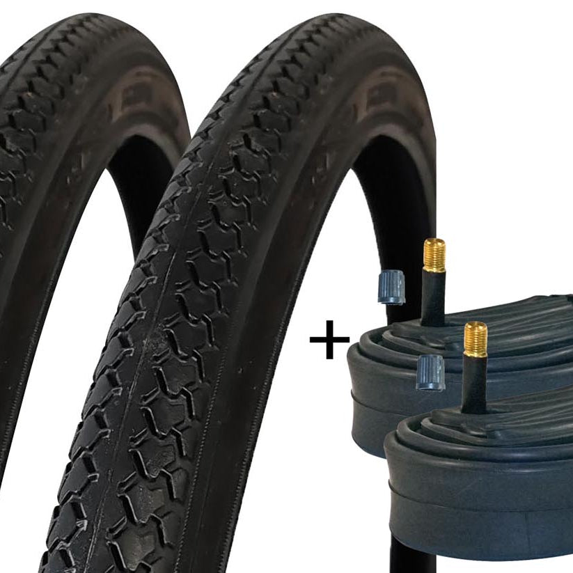 Fahrradreifen Kenda K184 Cosmos 26 Zoll 26x1 3/8 (37-590) Drahtreifen Fahrradmantel + Schlauch