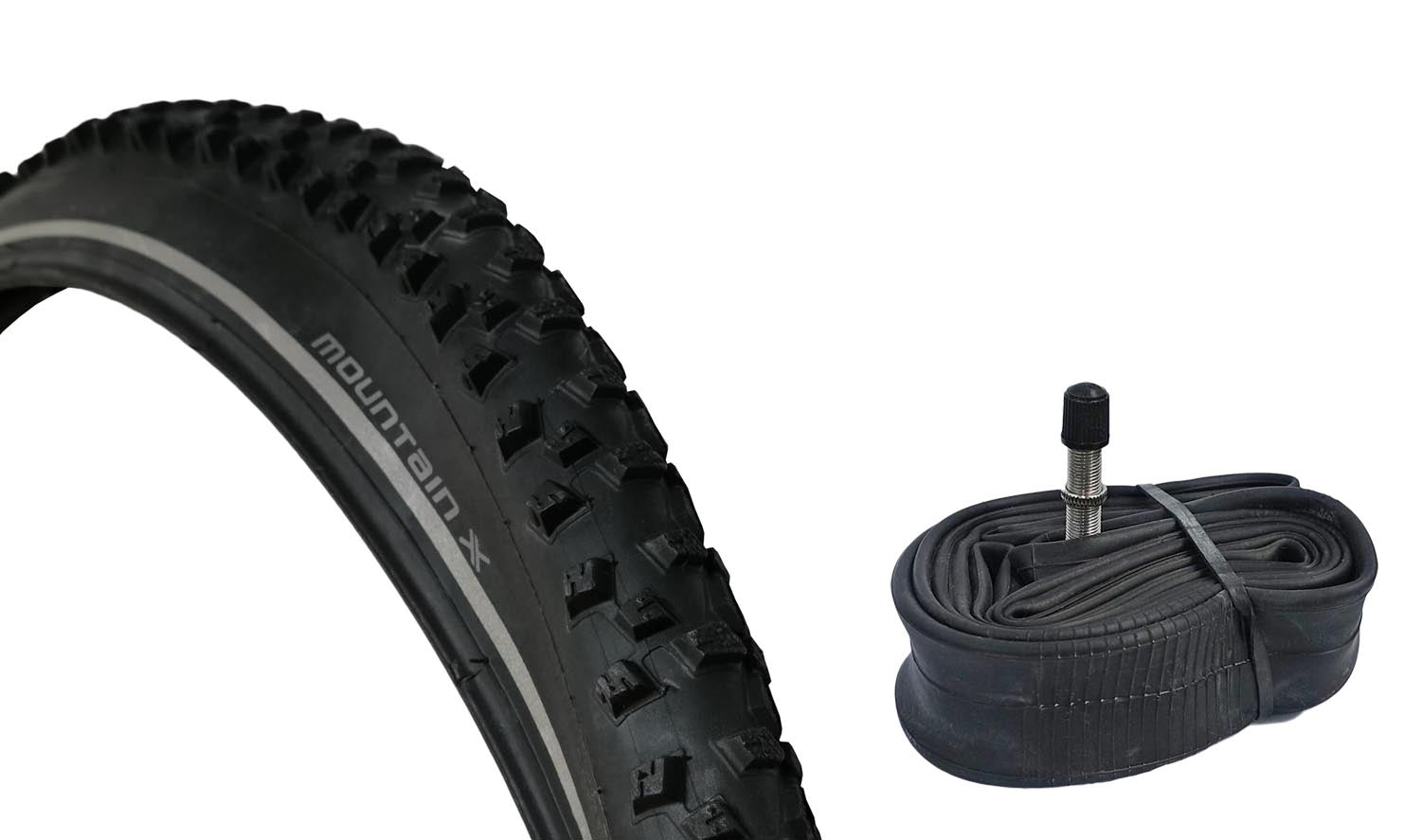 Fahrradreifen XLC Mountain X 29 Zoll MTB Drahtreifen Fahrradmantel Rad Reifen Schlauch