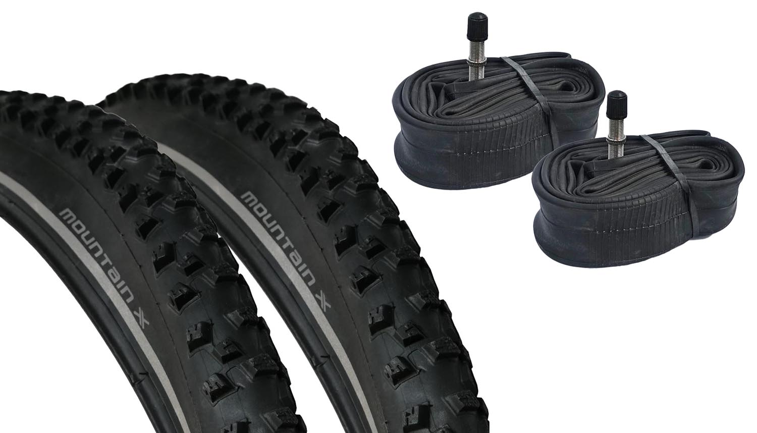 Fahrradreifen XLC Mountain X 29 Zoll MTB Drahtreifen Fahrradmantel Rad Reifen Schlauch