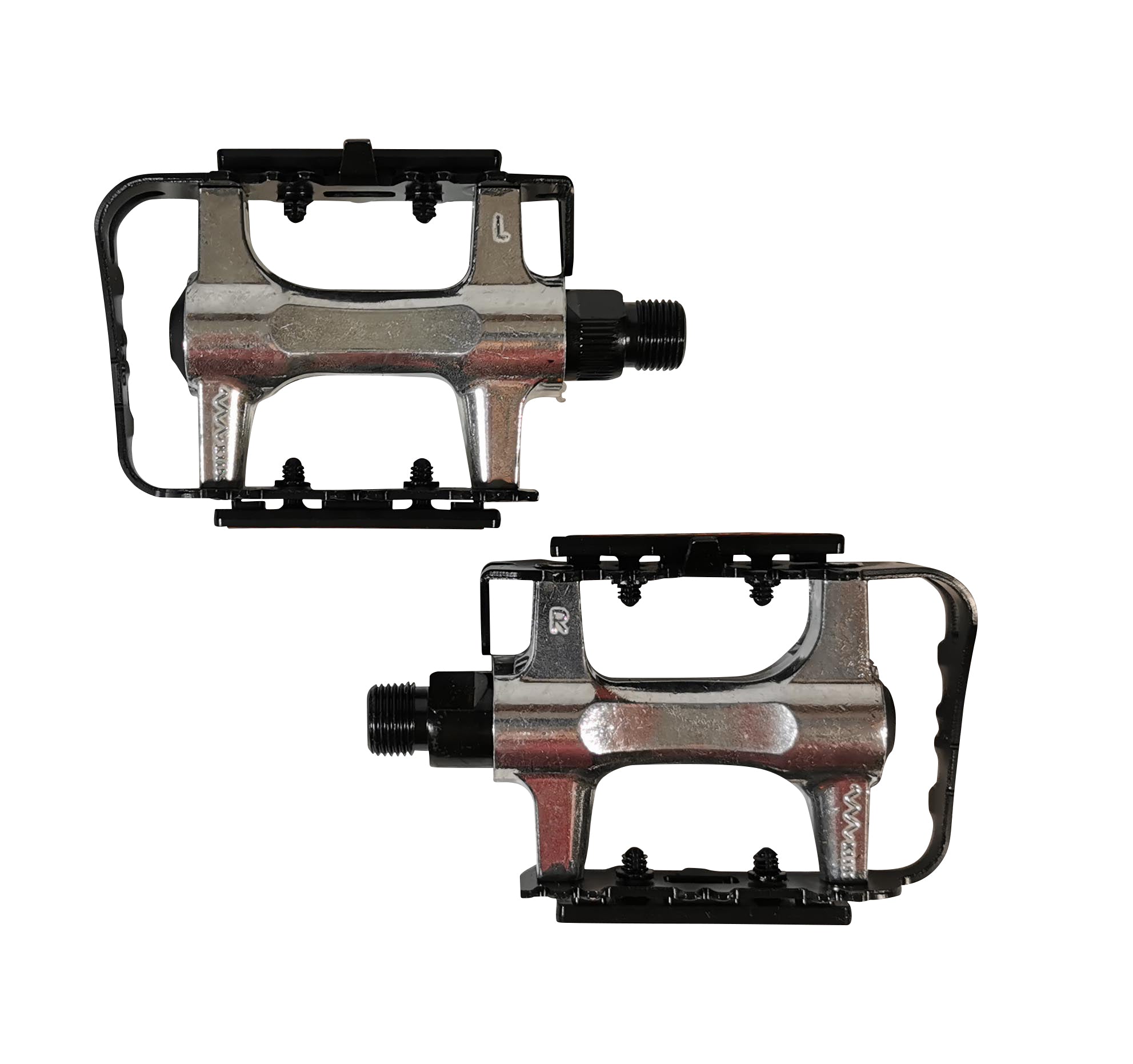 1 Paar Fahrradpedale Red Loon Trekking MTB Pedale silber rutschfest Pedale Fahrrad
