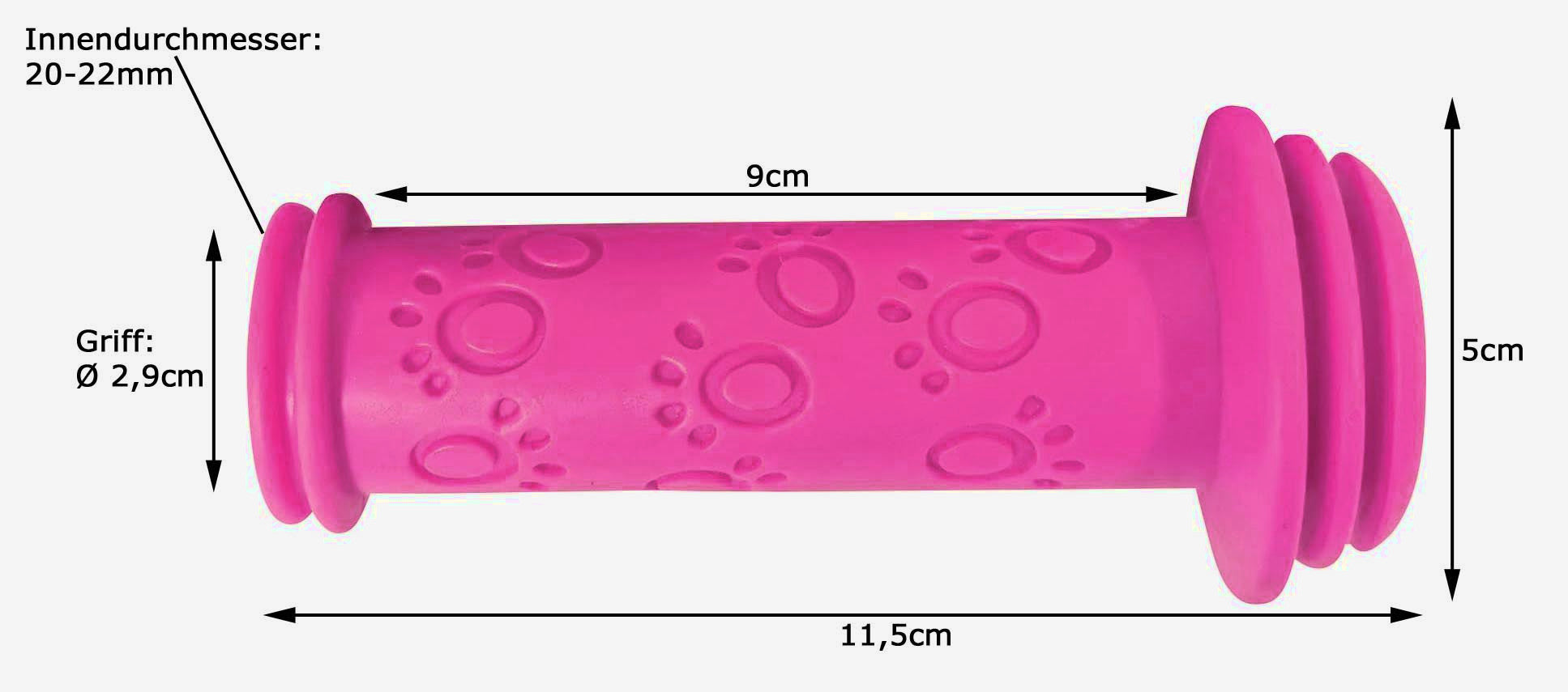 Fahrradgriffe 115mm Kinder Sicherheitsgriffe Griffe Lenkergriffe Red Loon Lenker Fahrrad