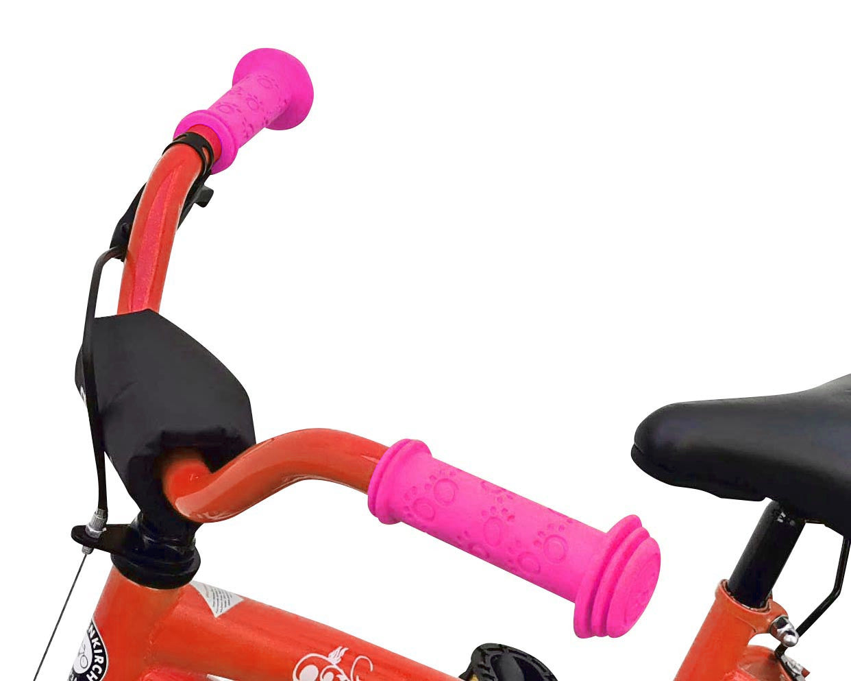 Fahrradgriffe pink 115mm Kinder Sicherheitsgriffe Griffe Lenkergriffe Red Loon Lenker Fahrrad