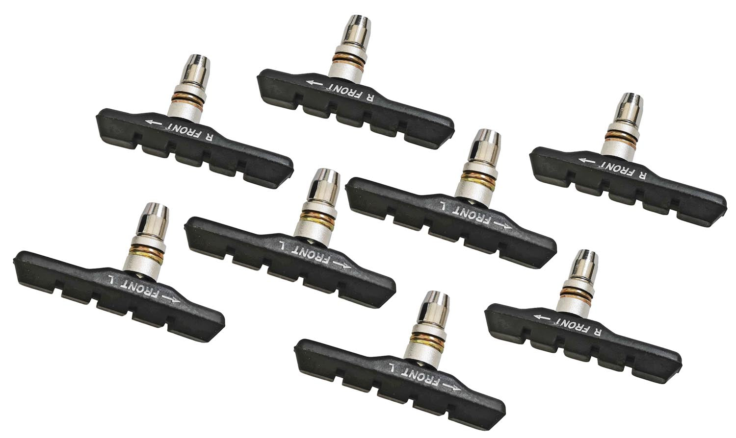 Red Loon Bremsschuhe V-Brake Fahrrad Bremsbeläge 70mm Bremsgummi