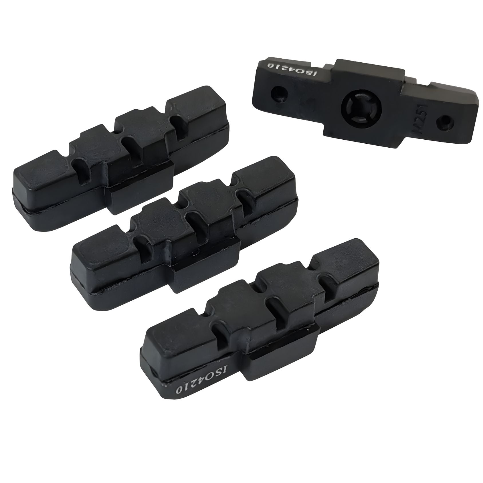 Bremsbeläge Bremsschuhe Bremsbacken - Red Loon 2 Paar - kompatibel mit Hydraulikbremse Felgenbremse Magura HS11 HS12 HS22 HS24 HS33 HS66 HSi - hohe Bremsleistung langlebige & passgenaue Bremsklötze