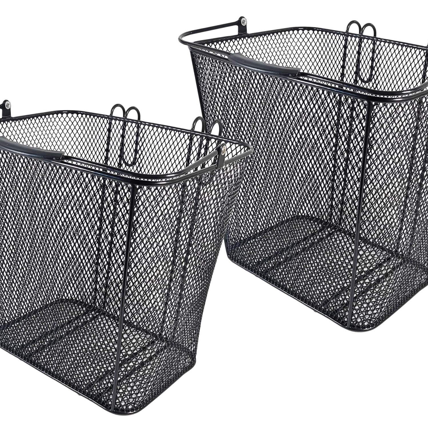 Fahrradkorb Gepäckträger Korb Seiten Hinten Metall Einkaufskorb 22 Ltr Red Loon