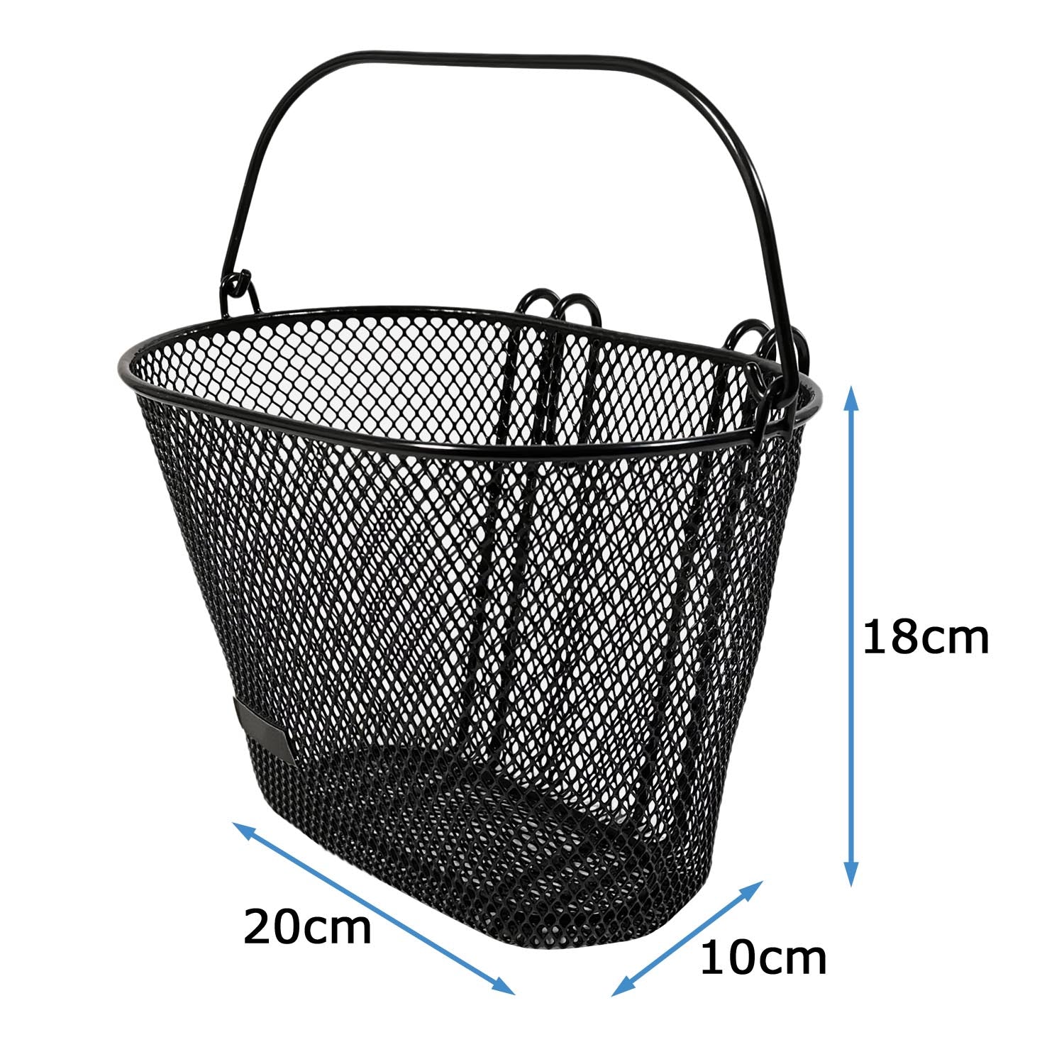 Kinder Fahrradkorb Lenkerkorb Metall vorne Korb Kinder Fahrrad 20x18x10cm