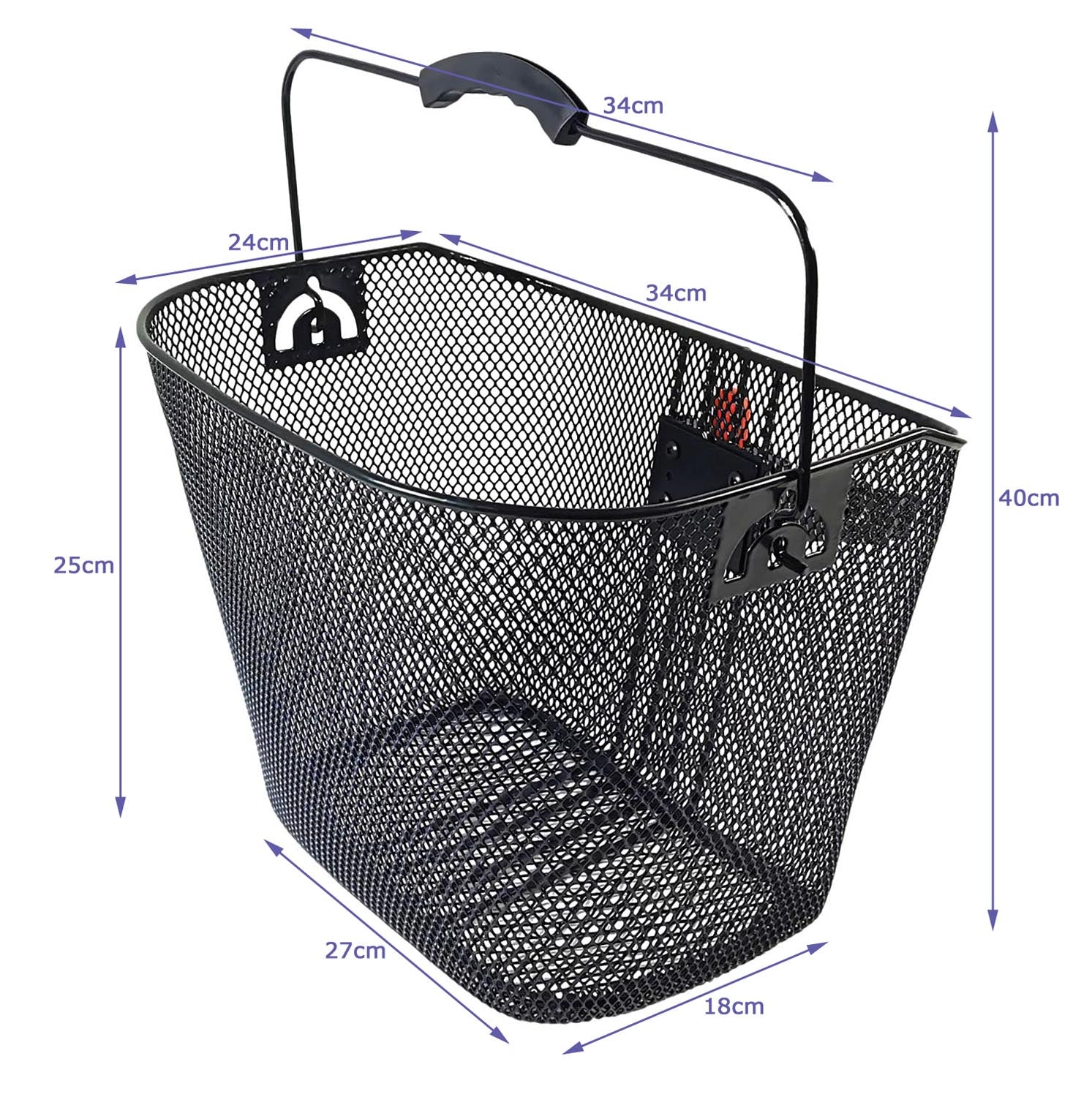 Lenkerkorb Fahrradkorb Korb E-Bike E-Scooter Quick-Halter 15l Red Loon Frontkorb