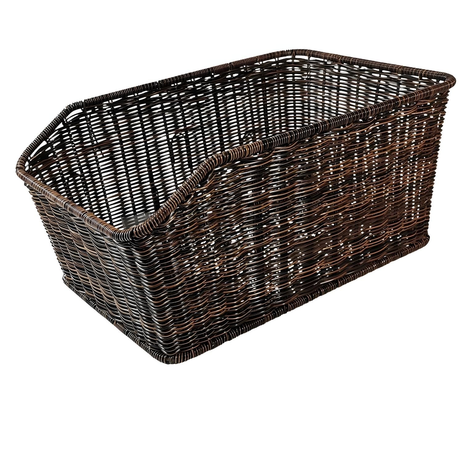 Fahrradkorb hinten Gepäckträgerkorb - Red Loon für Fahrrad Gepäckträger - Fahrrad Korb hinten im Rattanlook - Fahrradkorb hinten Schulranzen Taschenkorb