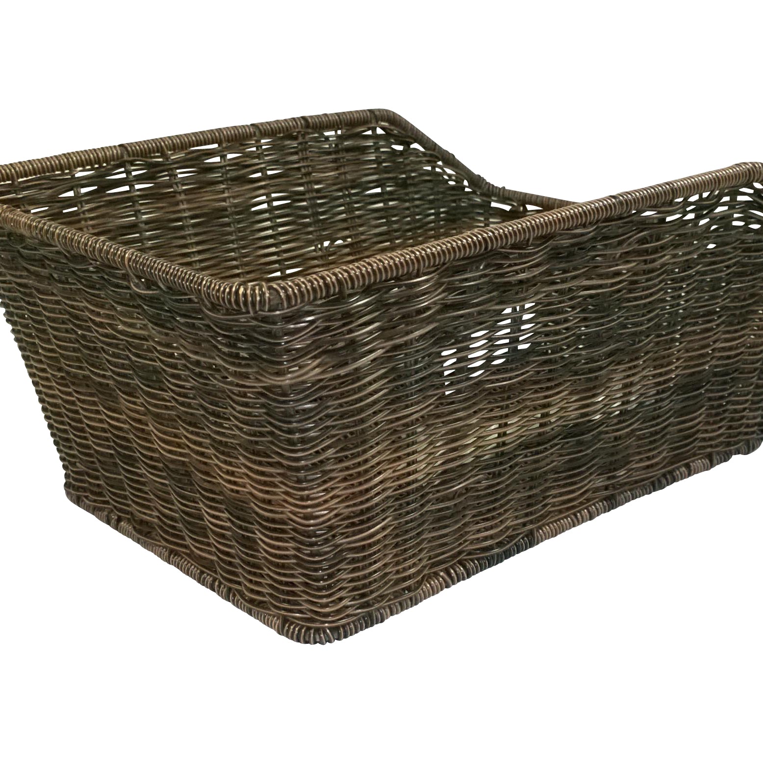 Fahrradkorb hinten Gepäckträgerkorb - Red Loon für Fahrrad Gepäckträger - Fahrrad Korb hinten im Rattanlook - Fahrradkorb hinten Schulranzen Taschenkorb