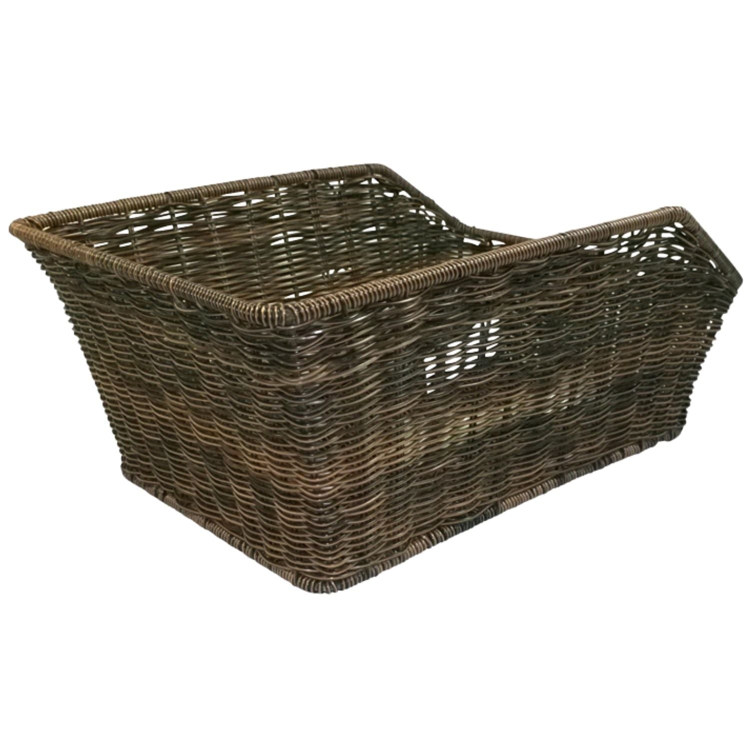 Fahrradkorb hinten Gepäckträgerkorb - Red Loon für Fahrrad Gepäckträger - Fahrrad Korb hinten im Rattanlook - Fahrradkorb hinten Schulranzen Taschenkorb