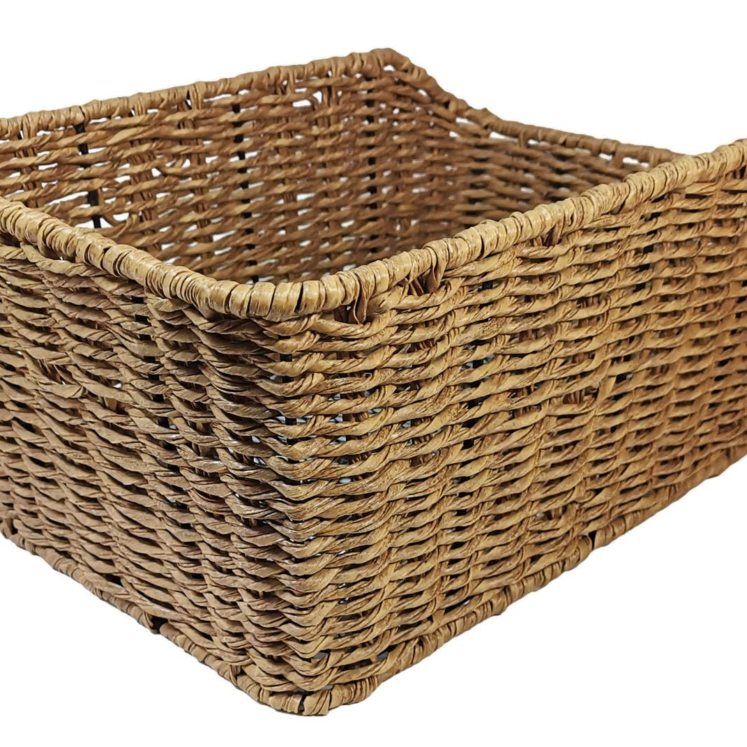 Red Loon Fahrradkorb XL Pro Rattanlook Seegras Gepäckträgerkorb Korb Schultaschen Taschenkorb