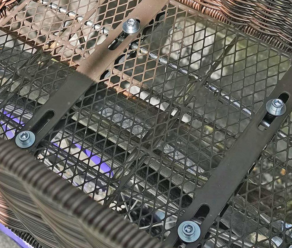 Red Loon Fahrradkorb XL Pro Rattanlook Seegras Gepäckträgerkorb Korb Schultaschen Taschenkorb