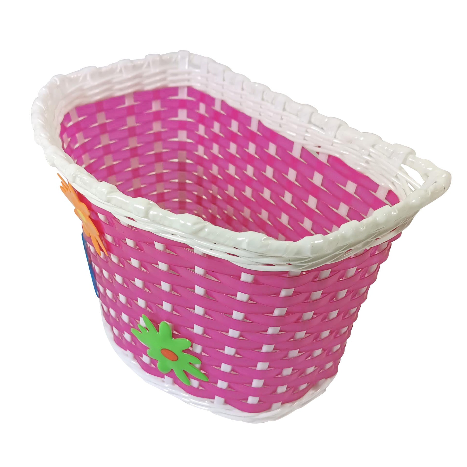 Kinder Fahrradkorb Lenkerkorb mit Blumen Red Loon engmaschig abnehmbar