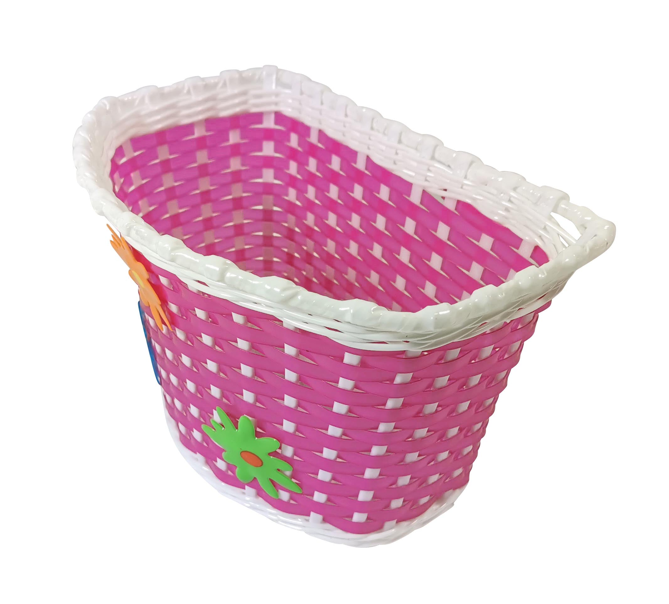 Kinder Fahrradkorb Lenkerkorb mit Blumen Red Loon engmaschig abnehmbar