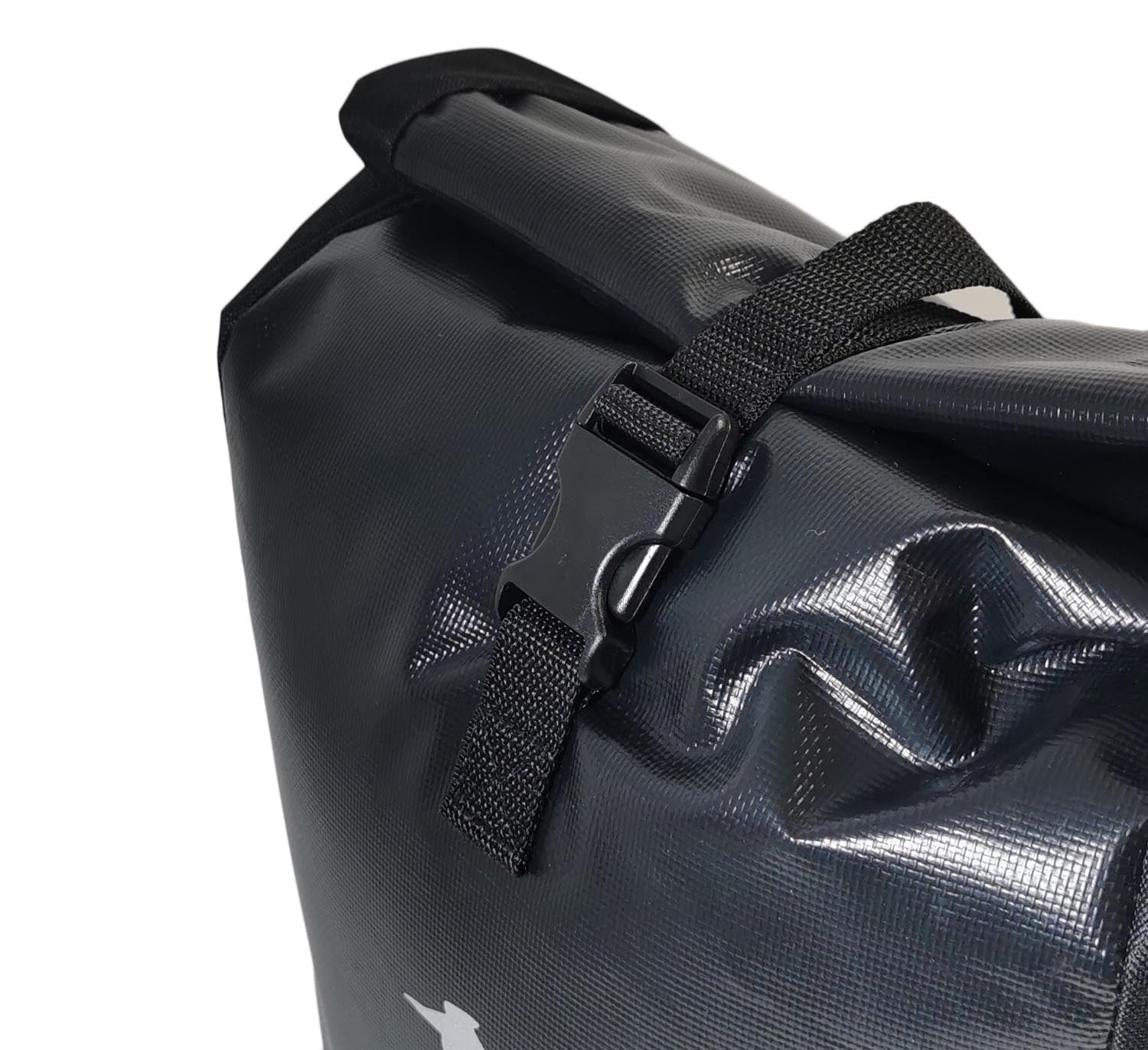 2x Fahrradtasche Red Loon Packtasche Gepäckträgertasche Gepäcktasche schwarz