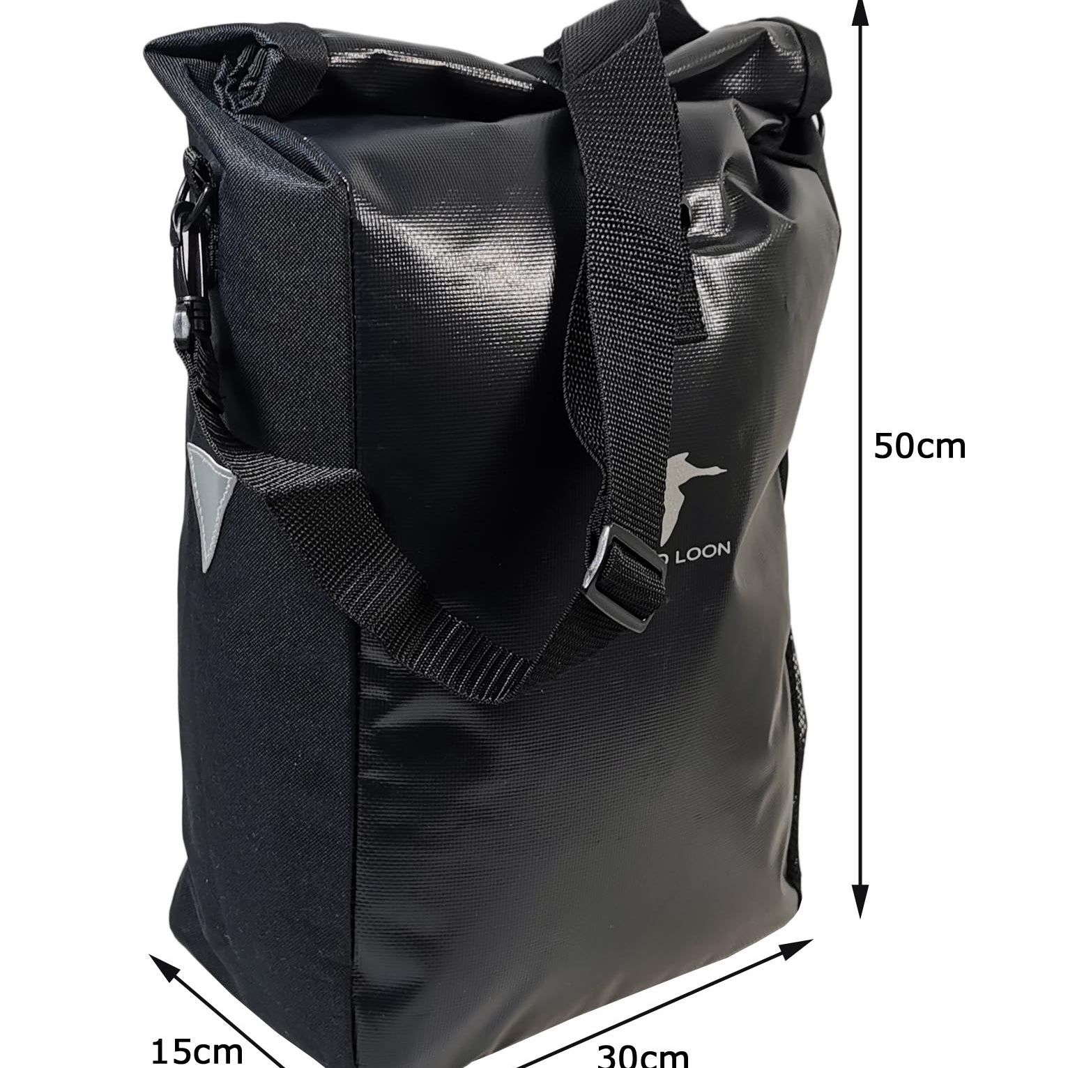 2x Fahrradtasche Red Loon Packtasche Gepäckträgertasche Gepäcktasche schwarz