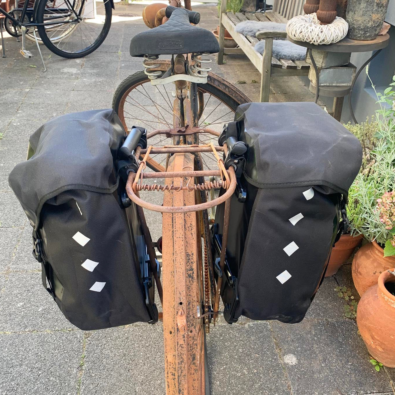 2x Red Loon Packtasche Fahrradtasche Gepäckträgertasche LKW-Plane wasserdicht