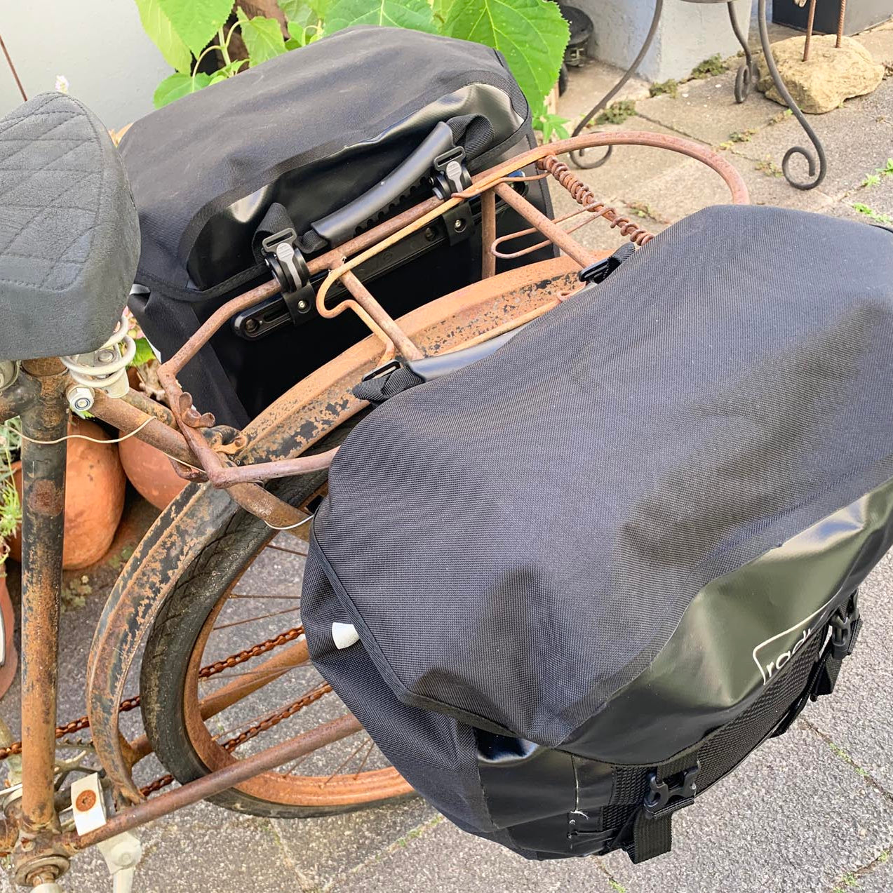 2x Red Loon Packtasche Fahrradtasche Gepäckträgertasche LKW-Plane wasserdicht