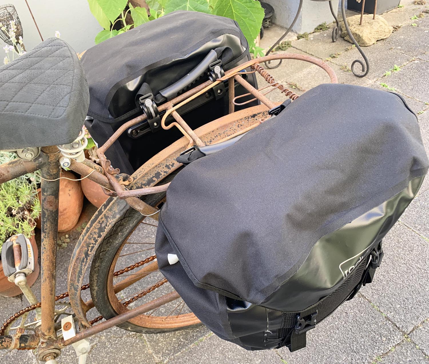 2x Red Loon Packtasche Fahrradtasche Gepäckträgertasche LKW-Plane wasserdicht