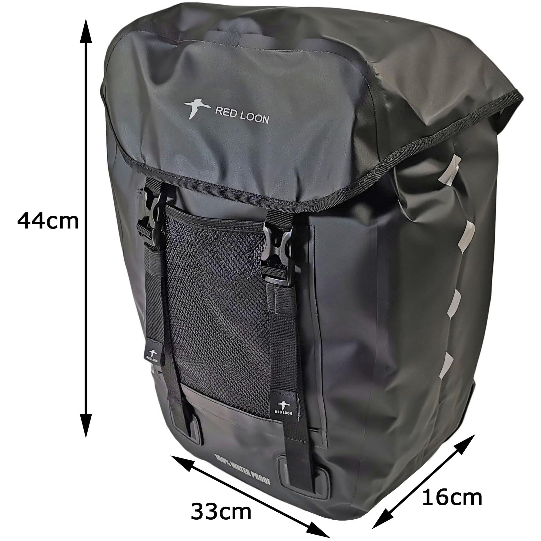 Fahrradtasche Pro Plus Packtasche Gepäckträgertasche Red Loon LKW-Plane wasserdicht