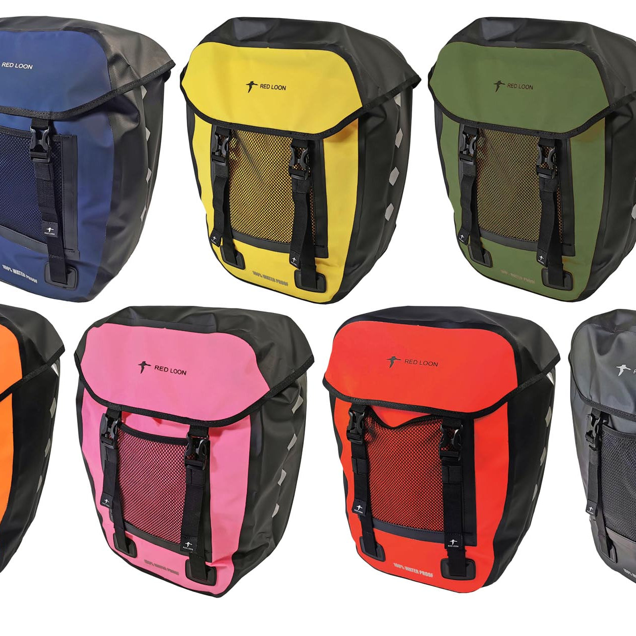 Fahrradtasche Pro Plus Packtasche Gepäckträgertasche Red Loon LKW-Plane wasserdicht