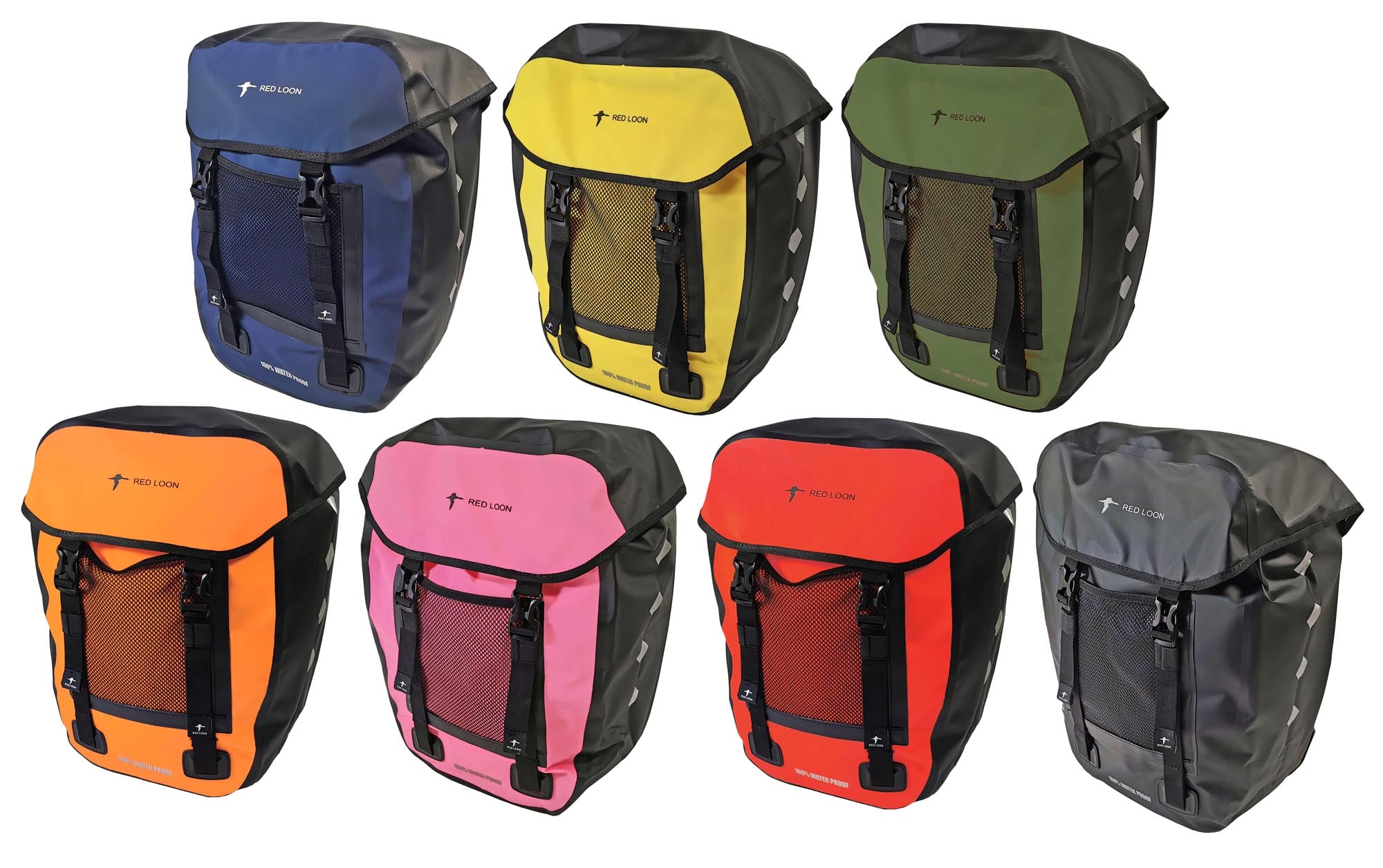 Fahrradtasche Pro Plus Packtasche Gepäckträgertasche Red Loon LKW-Plane wasserdicht