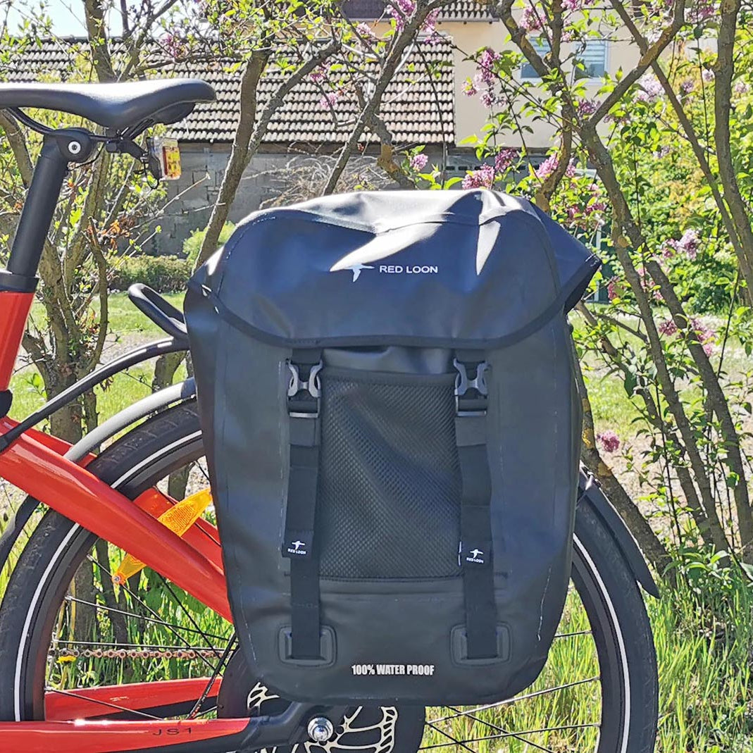 Fahrradtasche Pro Plus Packtasche Gepäckträgertasche Red Loon LKW-Plane wasserdicht