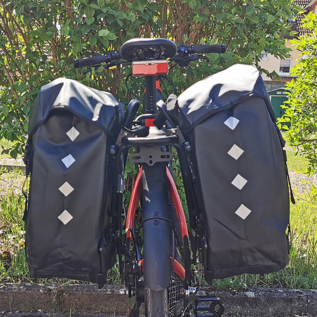 Fahrradtasche Pro Plus Packtasche Gepäckträgertasche Red Loon LKW-Plane wasserdicht