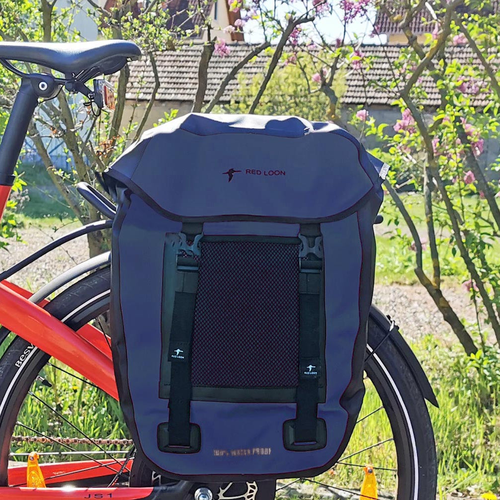 Fahrradtasche Pro Plus Packtasche Gepäckträgertasche Red Loon LKW-Plane wasserdicht