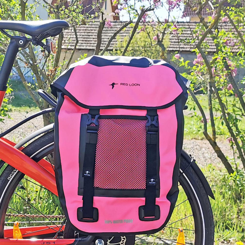 Fahrradtasche Pro Plus Packtasche Gepäckträgertasche Red Loon LKW-Plane wasserdicht